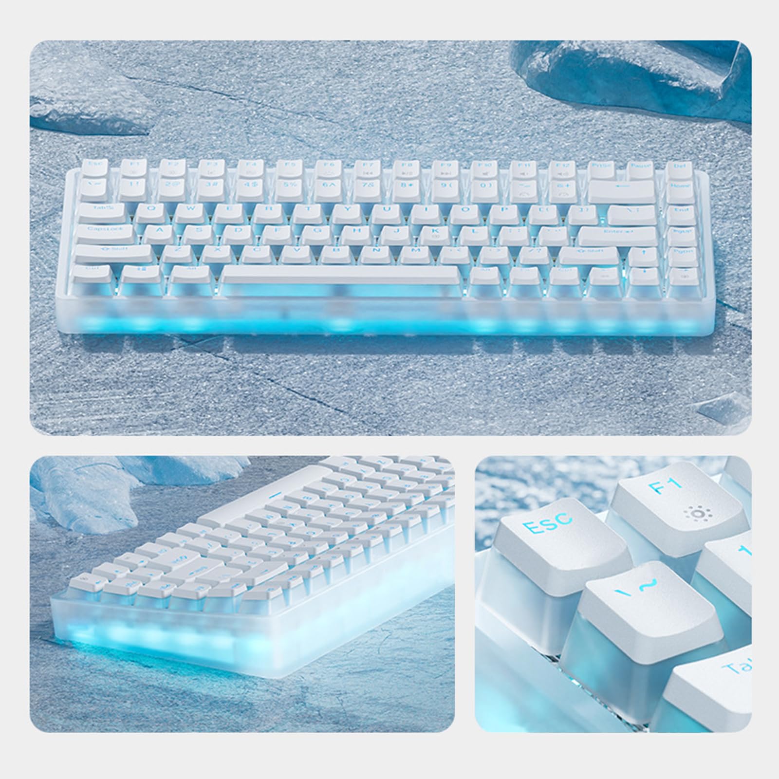 Amazon | G30霧雪シリーズ メカニカルキーボード 有線 RGBバックライト